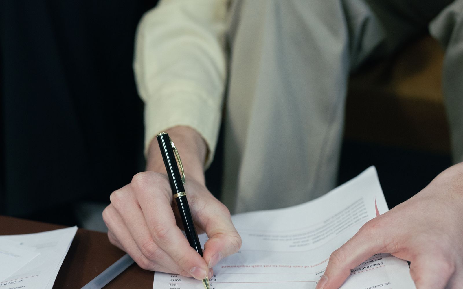 Reviewing and signing documents