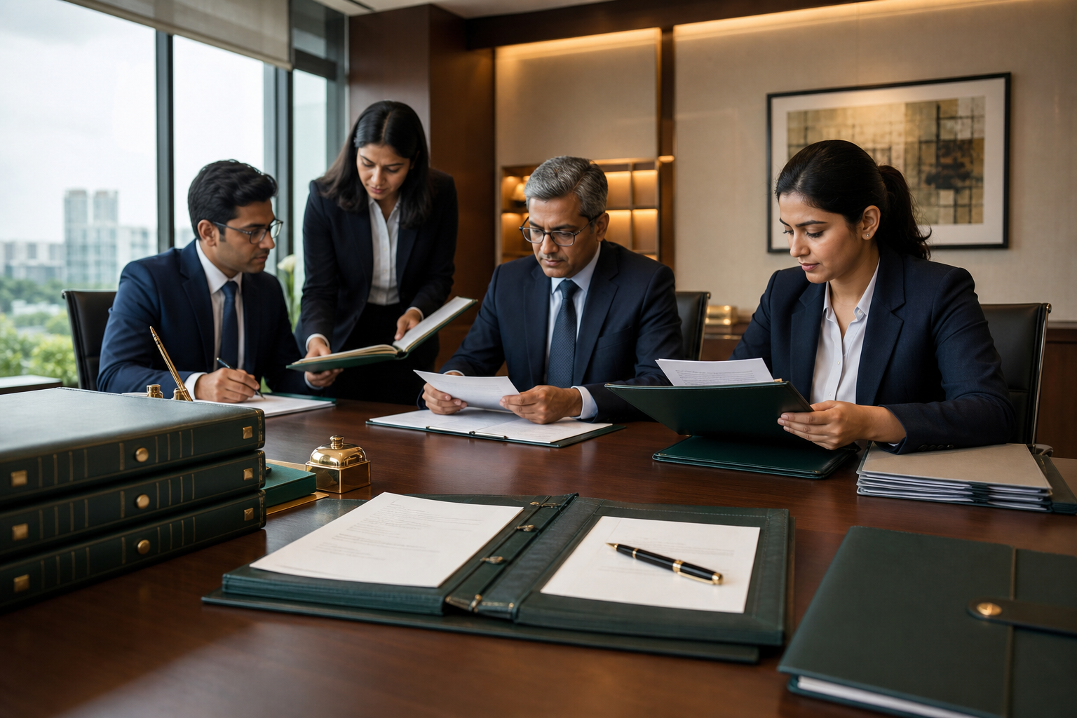 Company law and secretarial compliance advisers reviewing governance documents